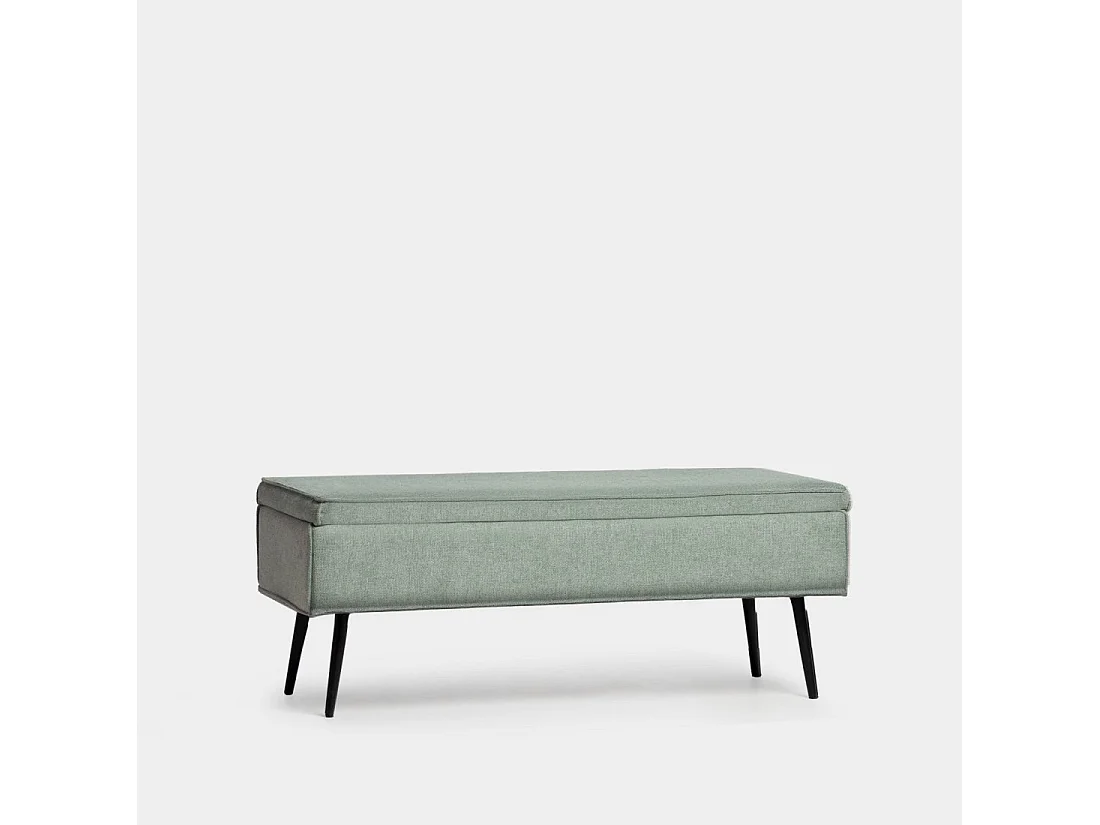 Banco en tissu menthe 109x43 cm-Sanna