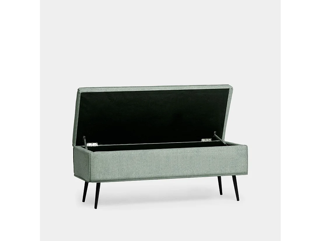 Banco en tissu menthe 109x43 cm-Sanna