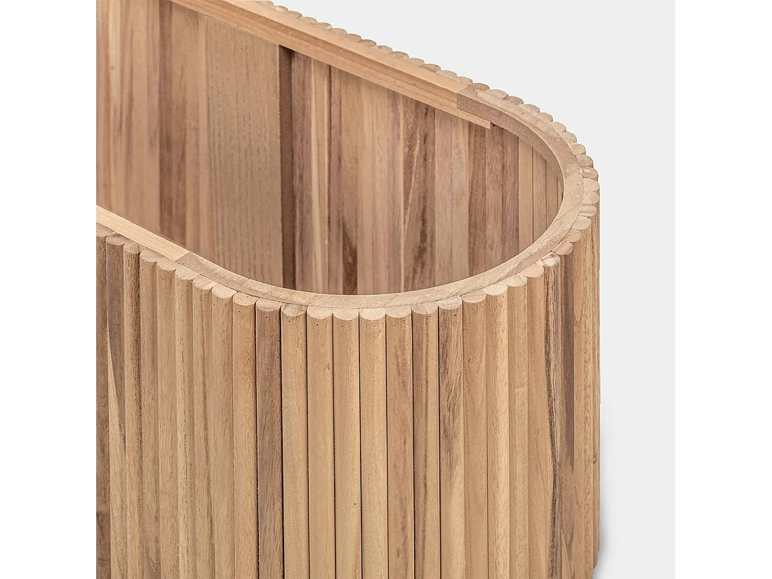 Baúl de Borreguito Blanco 44 x 93- Naira