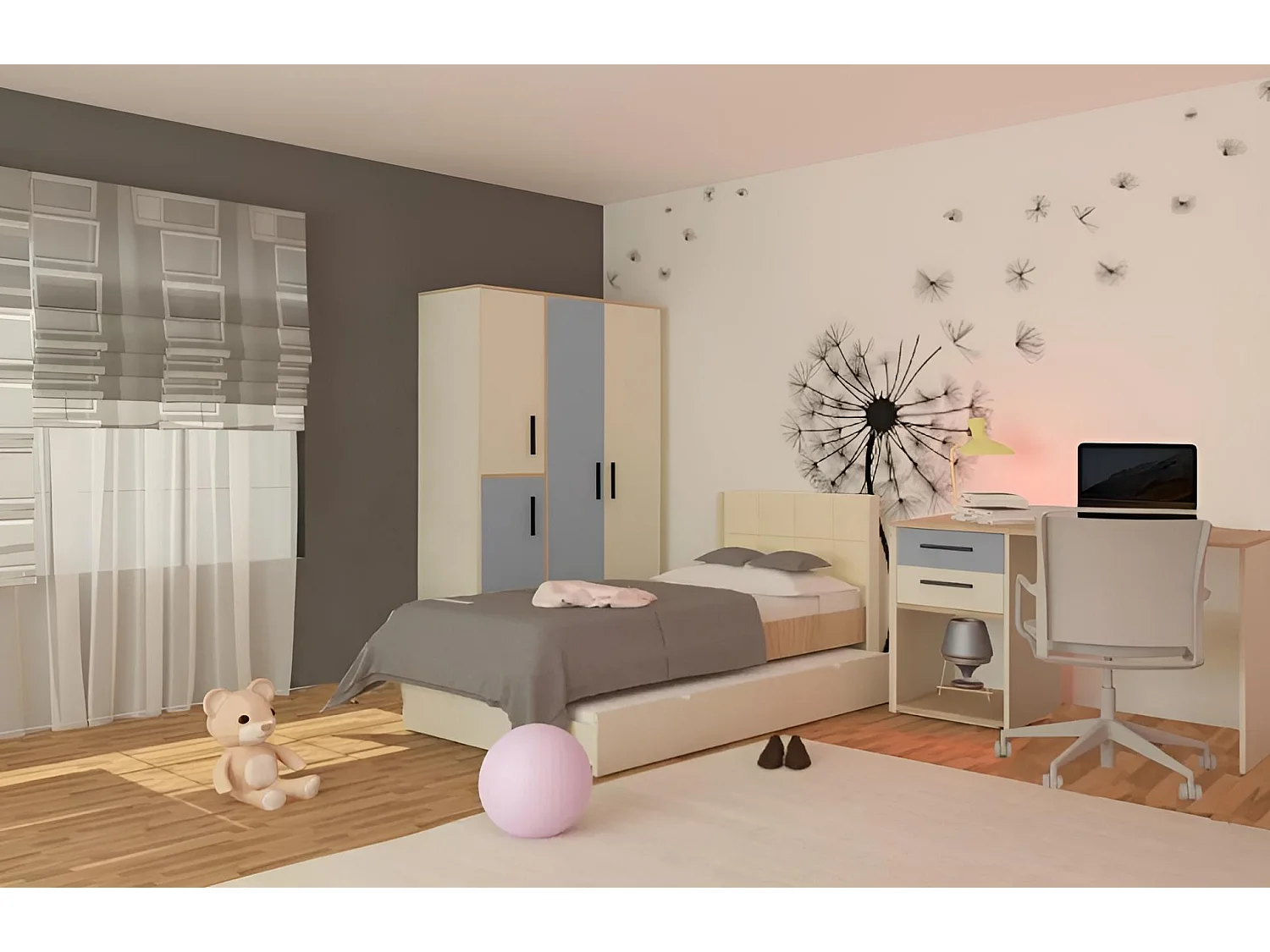 Chambre d'enfants Orion/beige