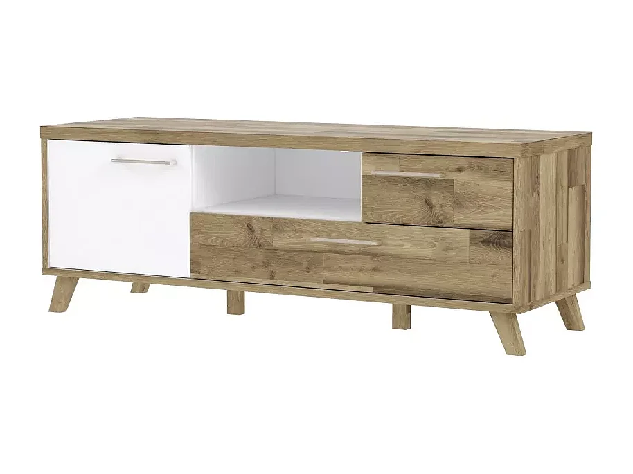 Banc  TV Riciano/Blanc&Marron