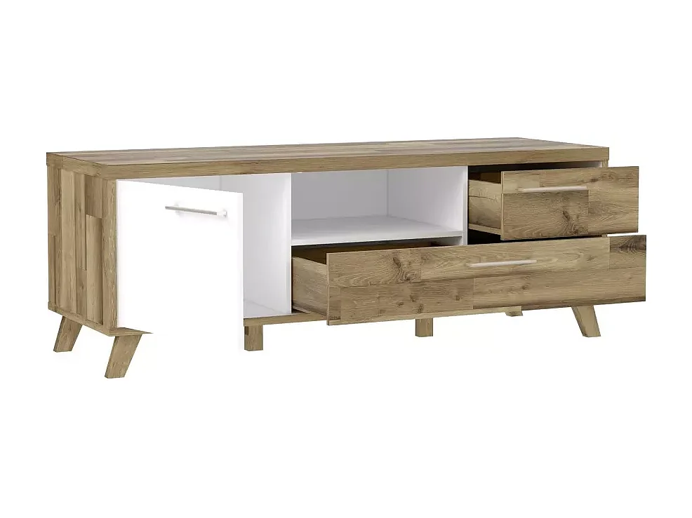 Banc  TV Riciano/Blanc&Marron