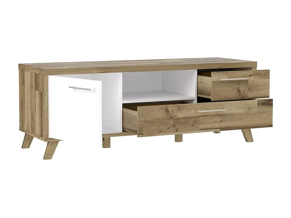 Banc  TV Riciano/Blanc&Marron