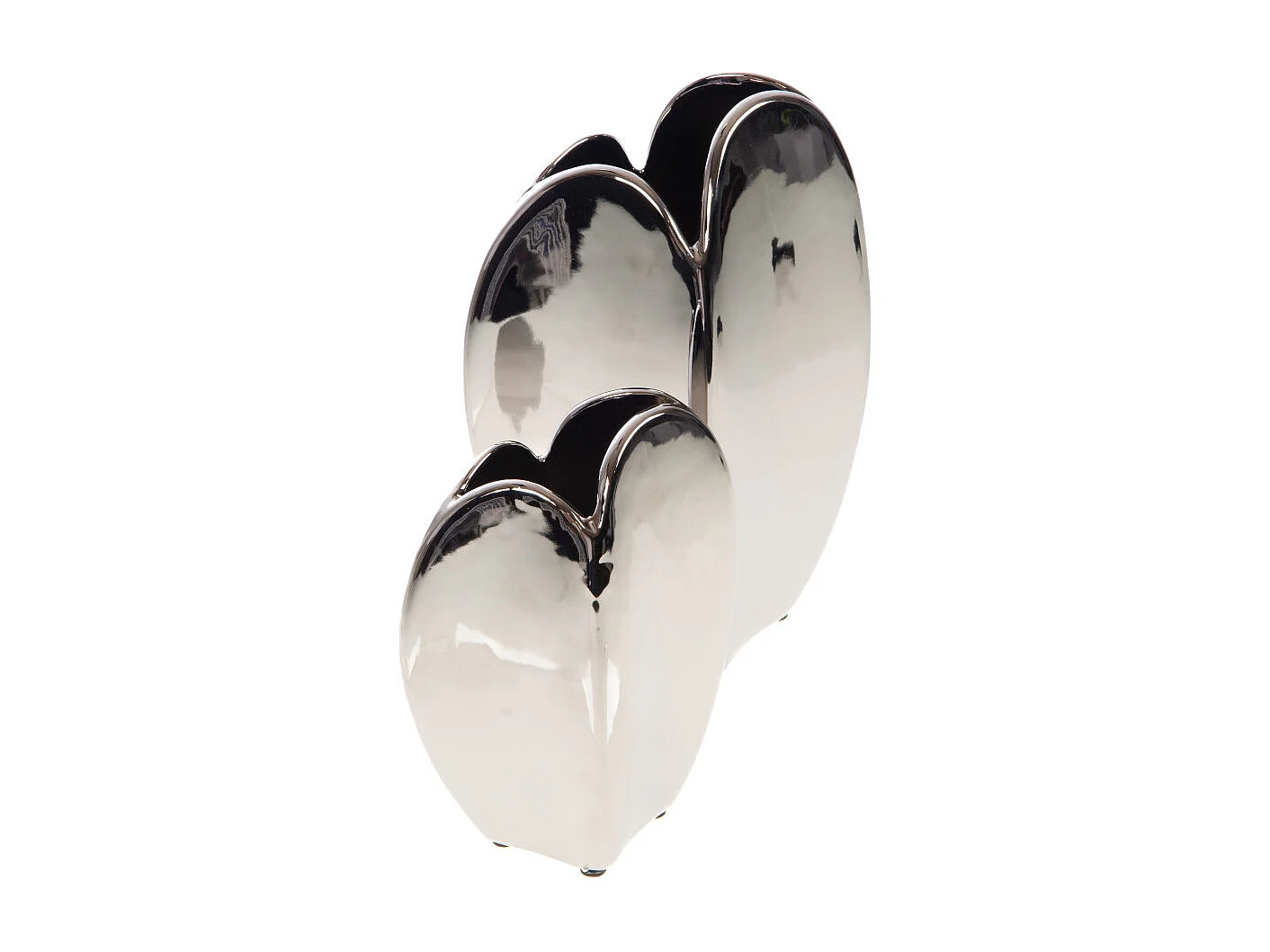 Vase comète chrome grand modèle
