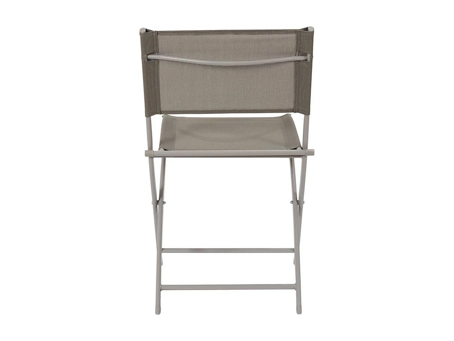 SANAE - Lot de 4 Chaises de Jardin Pliantes Beige
