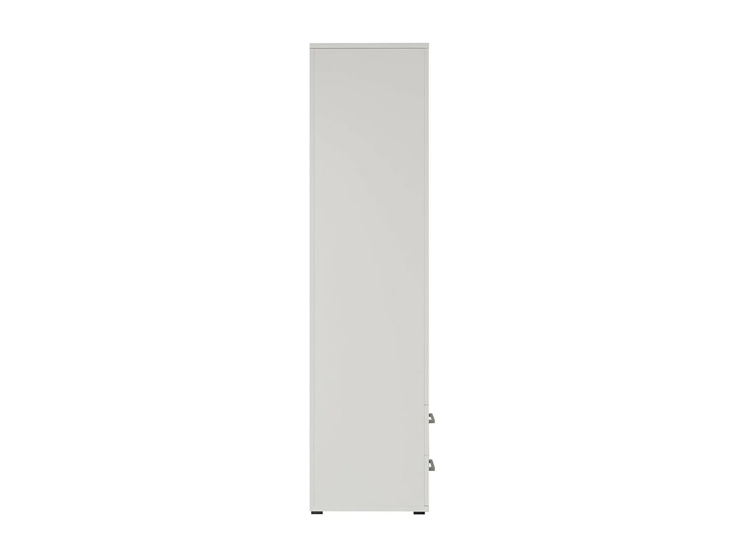 Armoire 4 portes avec 2 miroirs TOM – Dimensions H185 x L160 x P52 cm – Coloris blanc – Style design