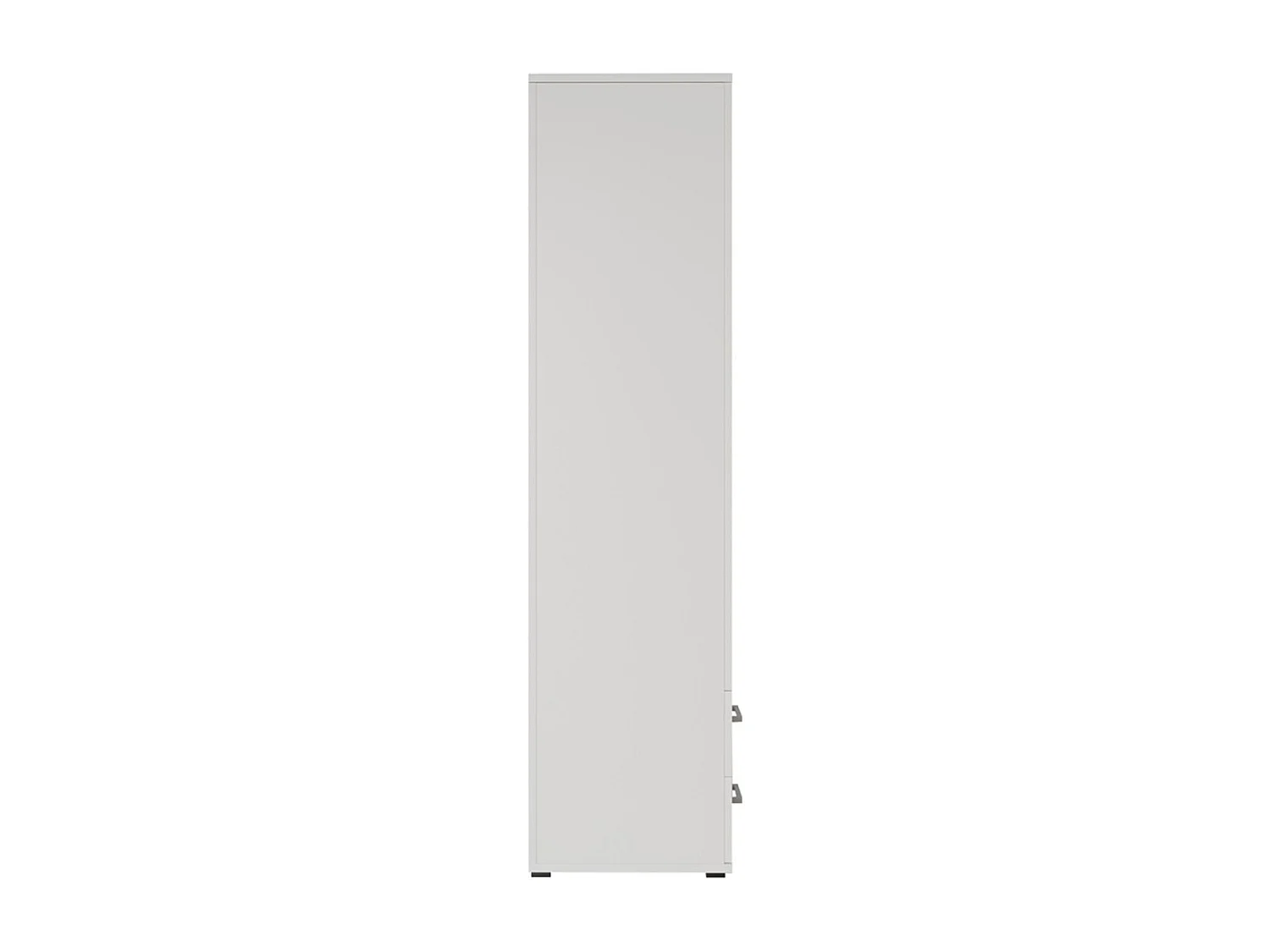 Armoire 4 portes avec 2 miroirs TOM – Dimensions H185 x L160 x P52 cm – Coloris blanc – Style design