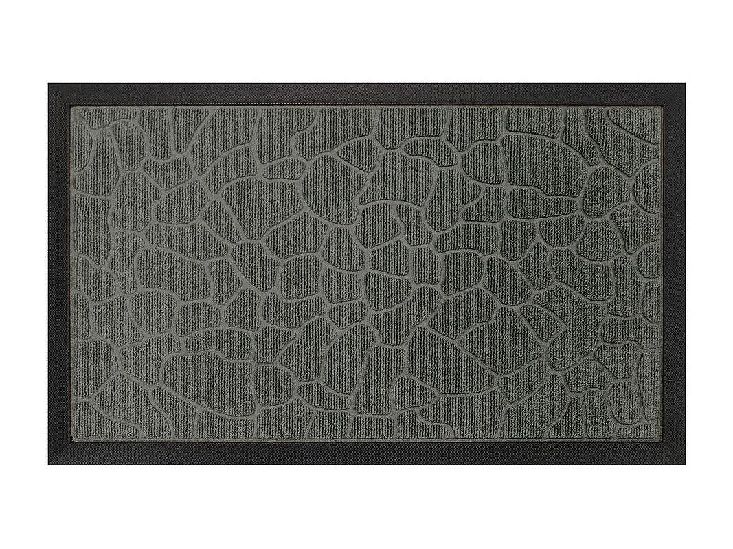 Tapis d'Entrée "Galets" 45x75cm Gris
