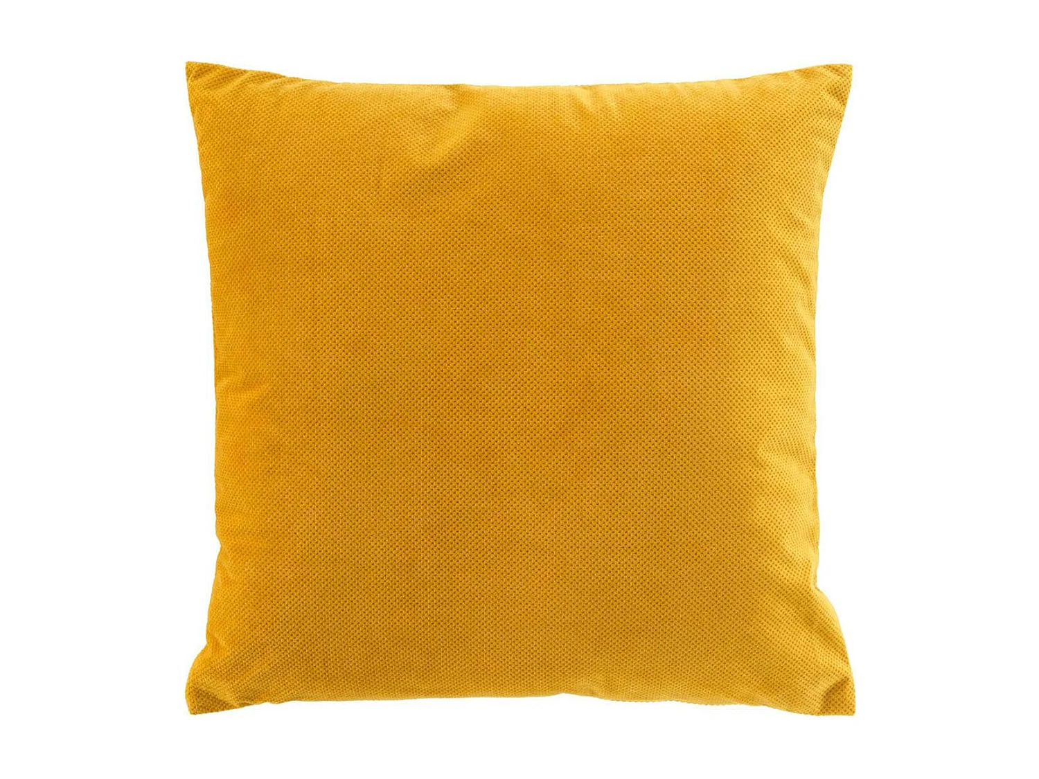 Coussin Déco "Velouriane" 50x50cm Ocre