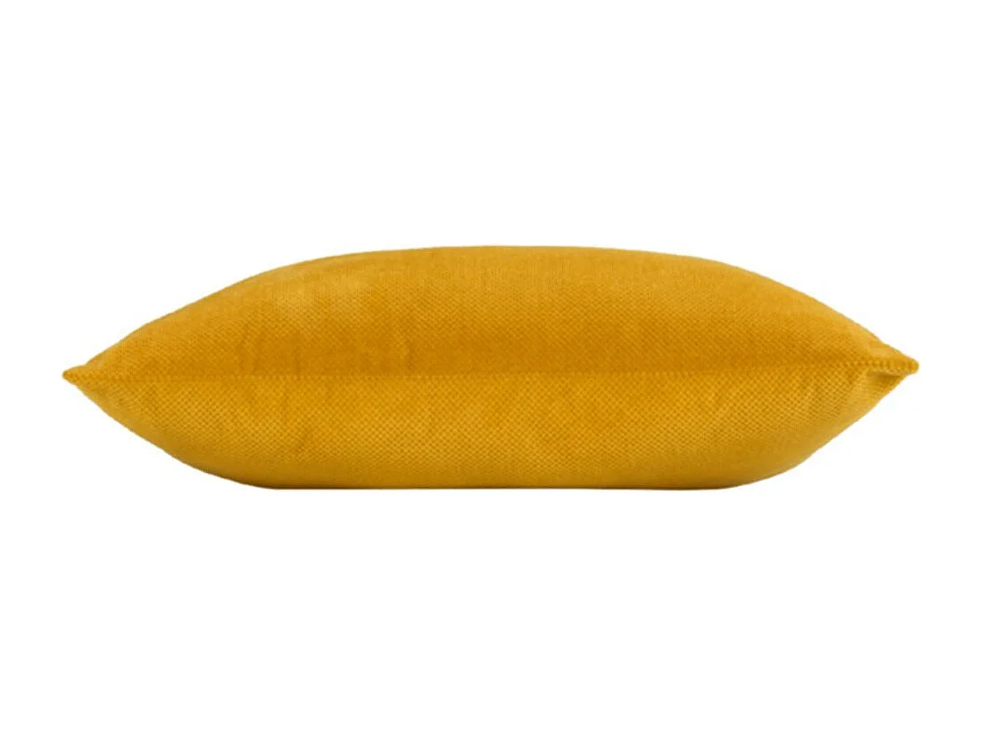 Coussin Déco "Velouriane" 50x50cm Ocre