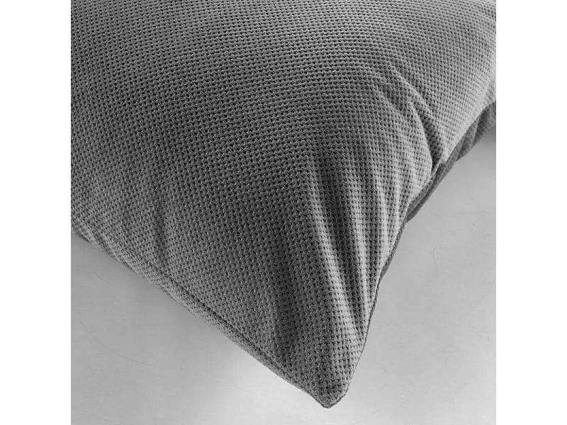 Coussin Déco "Velouriane" 50x50cm Gris Anthracite
