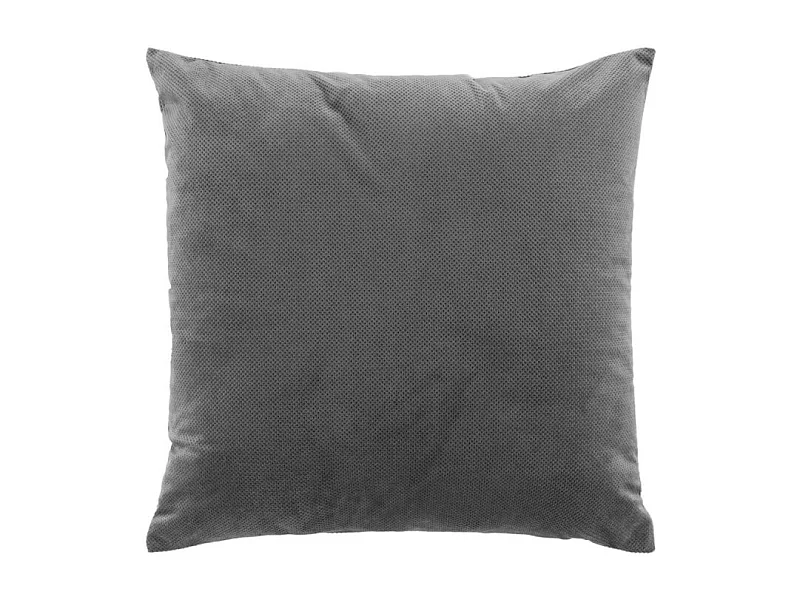 Coussin Déco "Velouriane" 50x50cm Gris Anthracite