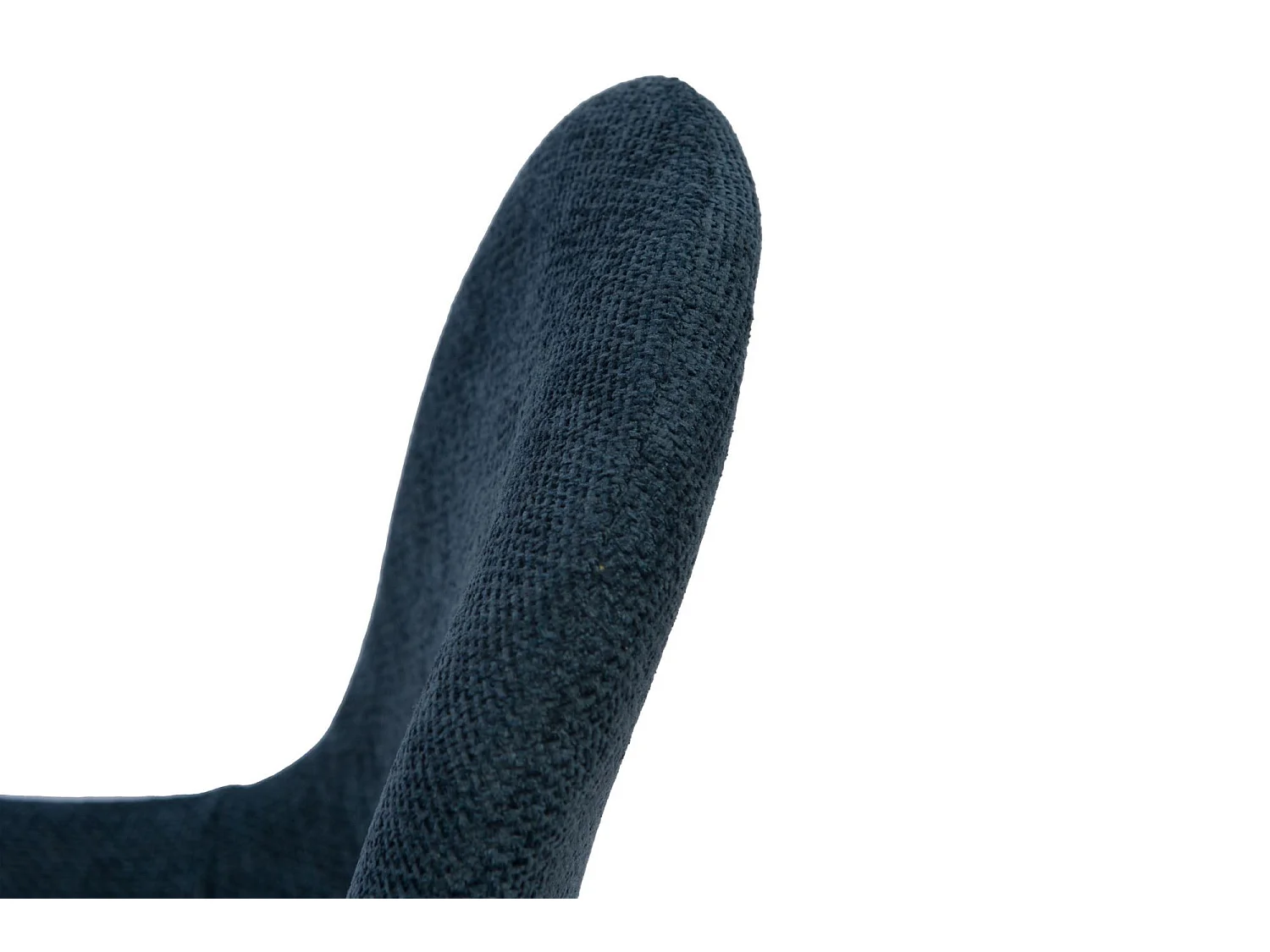 Chaises avec pieds en métal et assises en tissu (lot de 2) - ZELIE