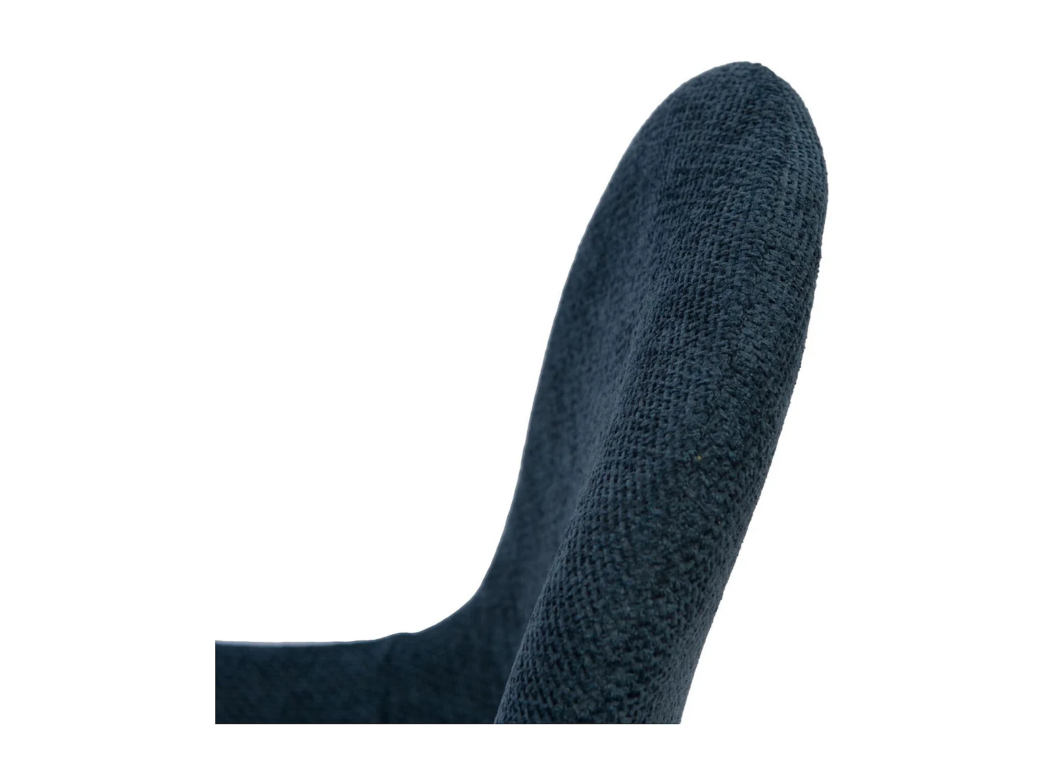 Chaises avec pieds en métal et assises en tissu (lot de 2) - ZELIE