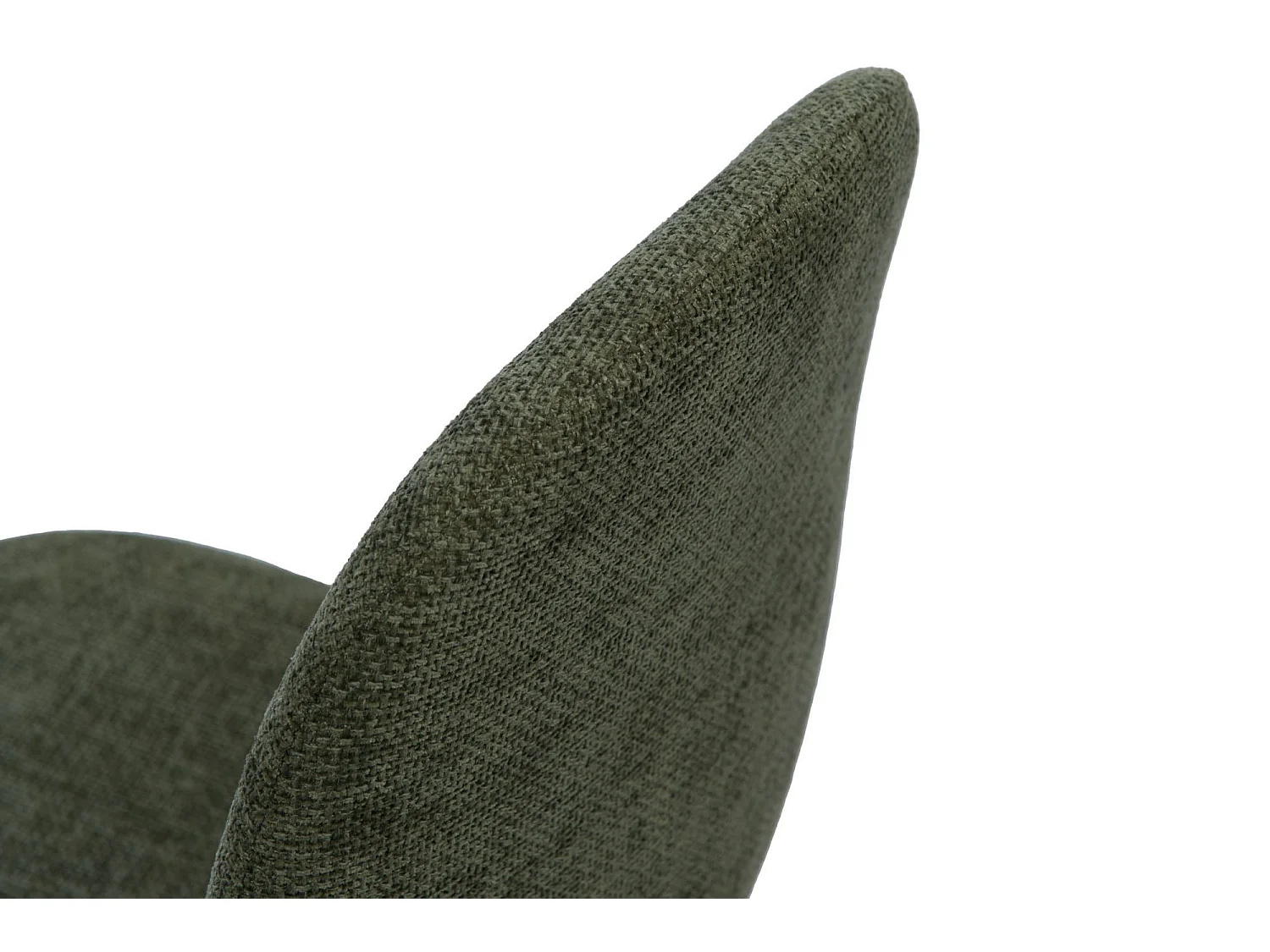 Chaises avec pieds en métal et assises en tissu (lot de 2) - ZELIE