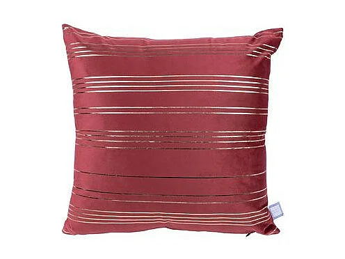 Ensemble Coussin & Plaid "Prisma III" 130x170cm Rouge
