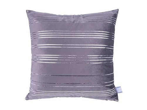 Ensemble Coussin & Plaid "Prisma III" 130x170cm Gris