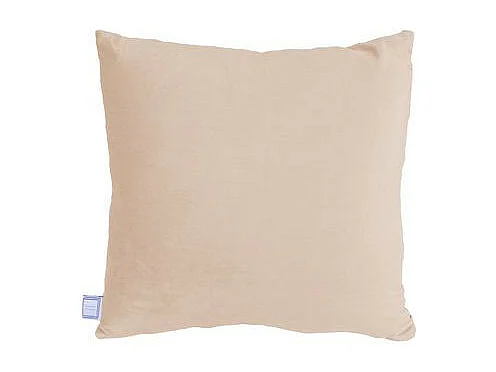 Ensemble Coussin & Plaid "Paulina" 130x170cm Champagne