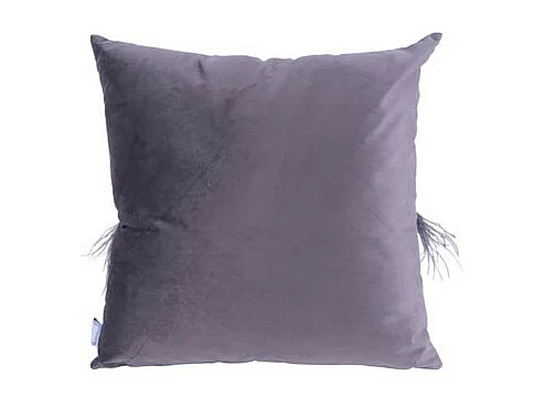 Ensemble Coussin & Plaid "Palmira" 130x170cm Gris Graphite