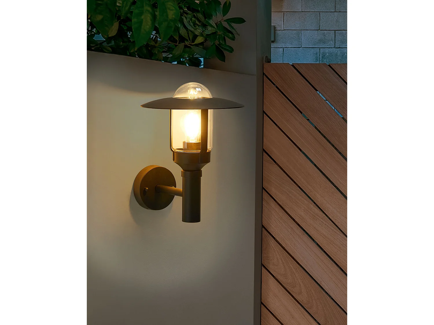 Lampe murale pour l'extérieur TIZU Noir