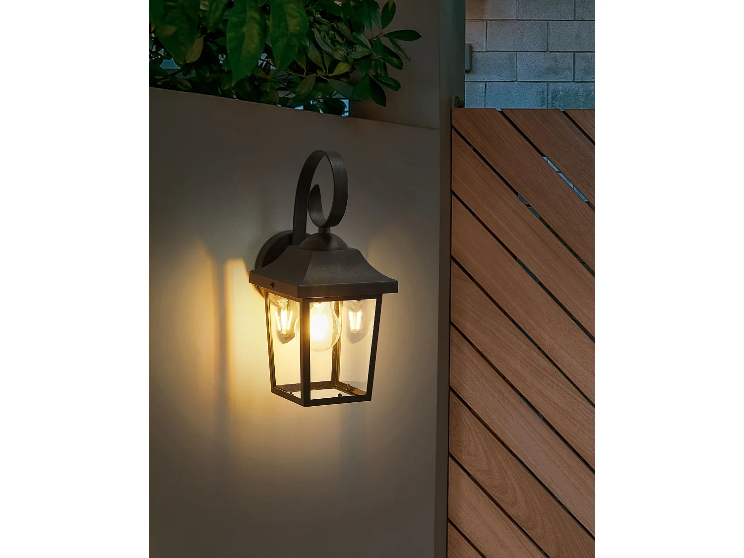 Lampe murale pour l'extérieur TANGON Noir
