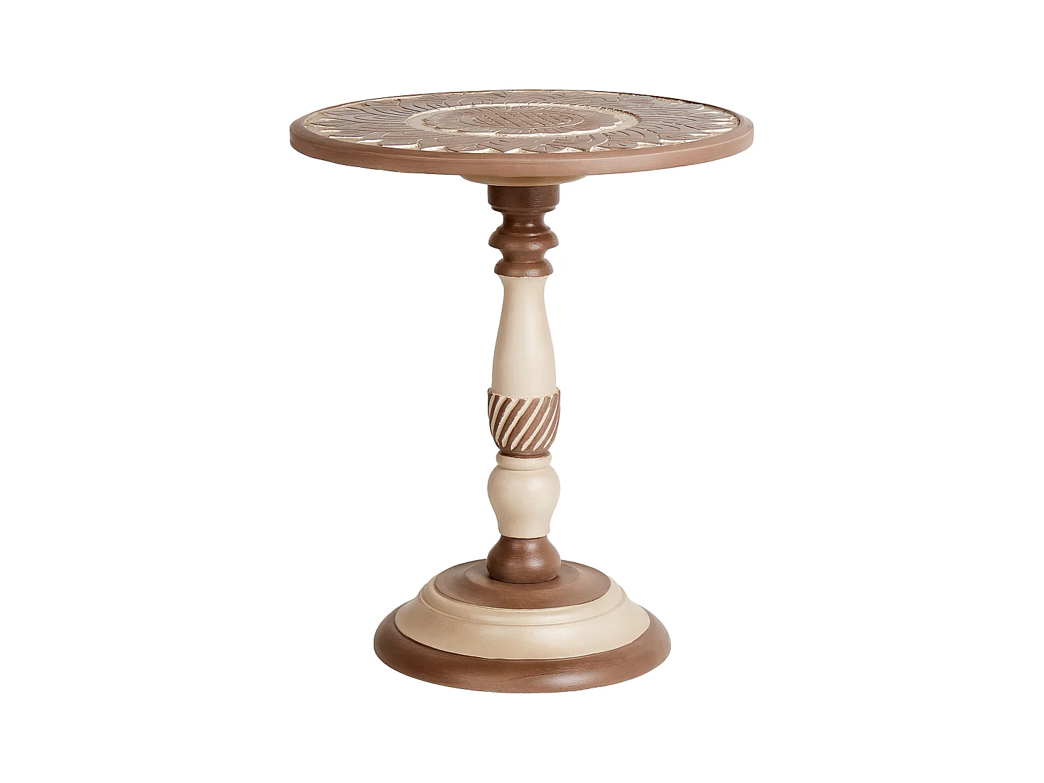 Table d'appoint EULO Bois de manguier Marron