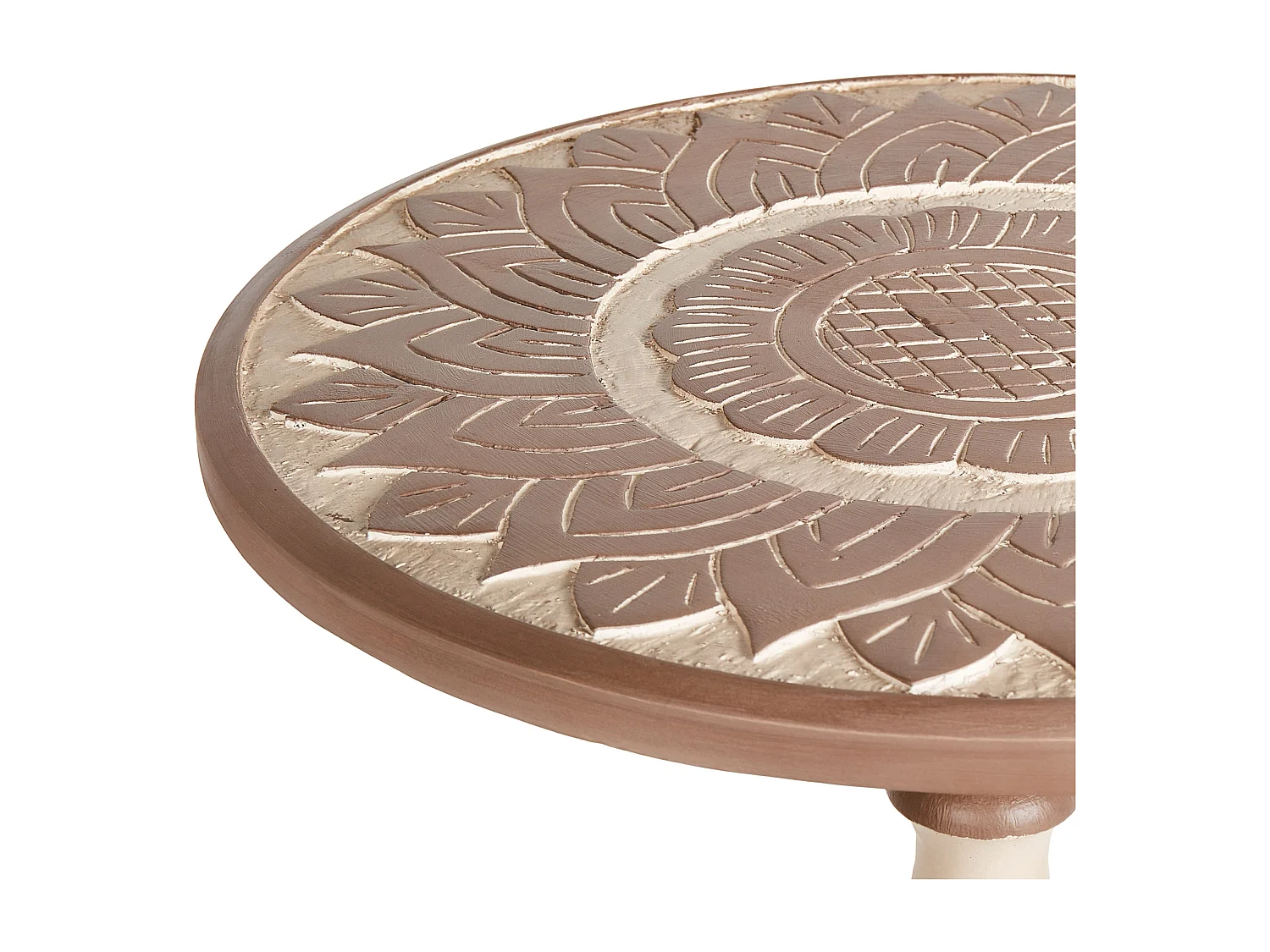 Table d'appoint EULO Bois de manguier Marron