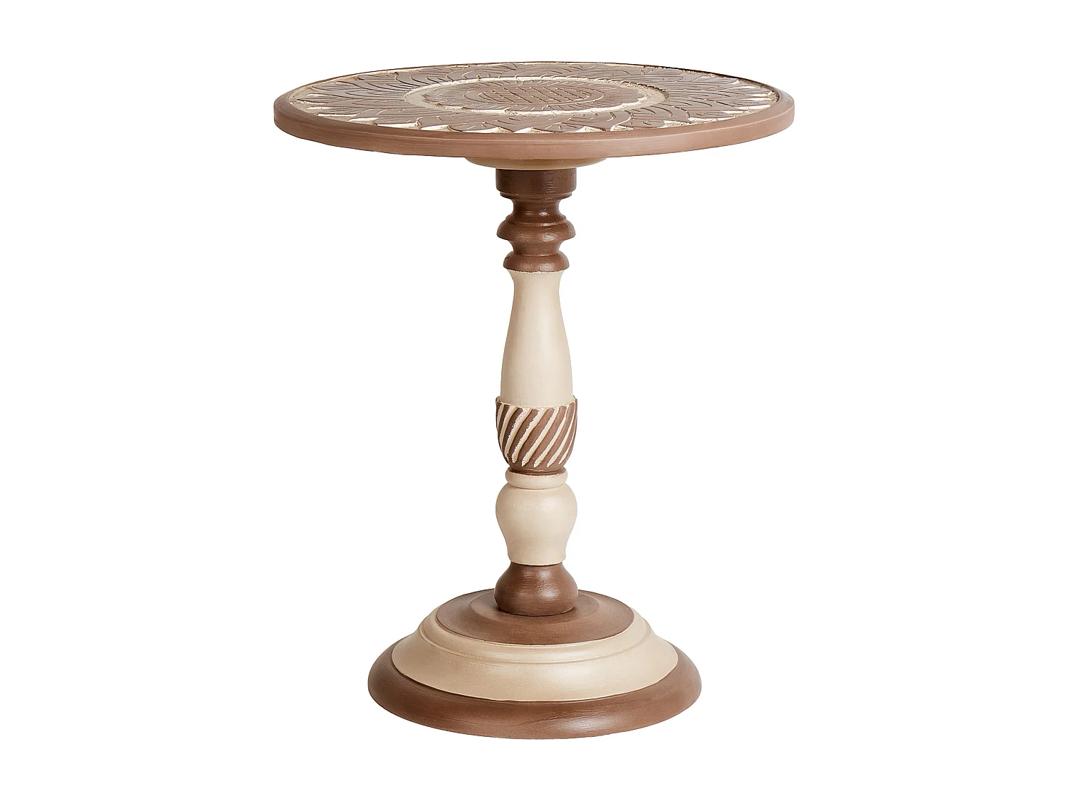 Table d'appoint EULO Bois de manguier Marron