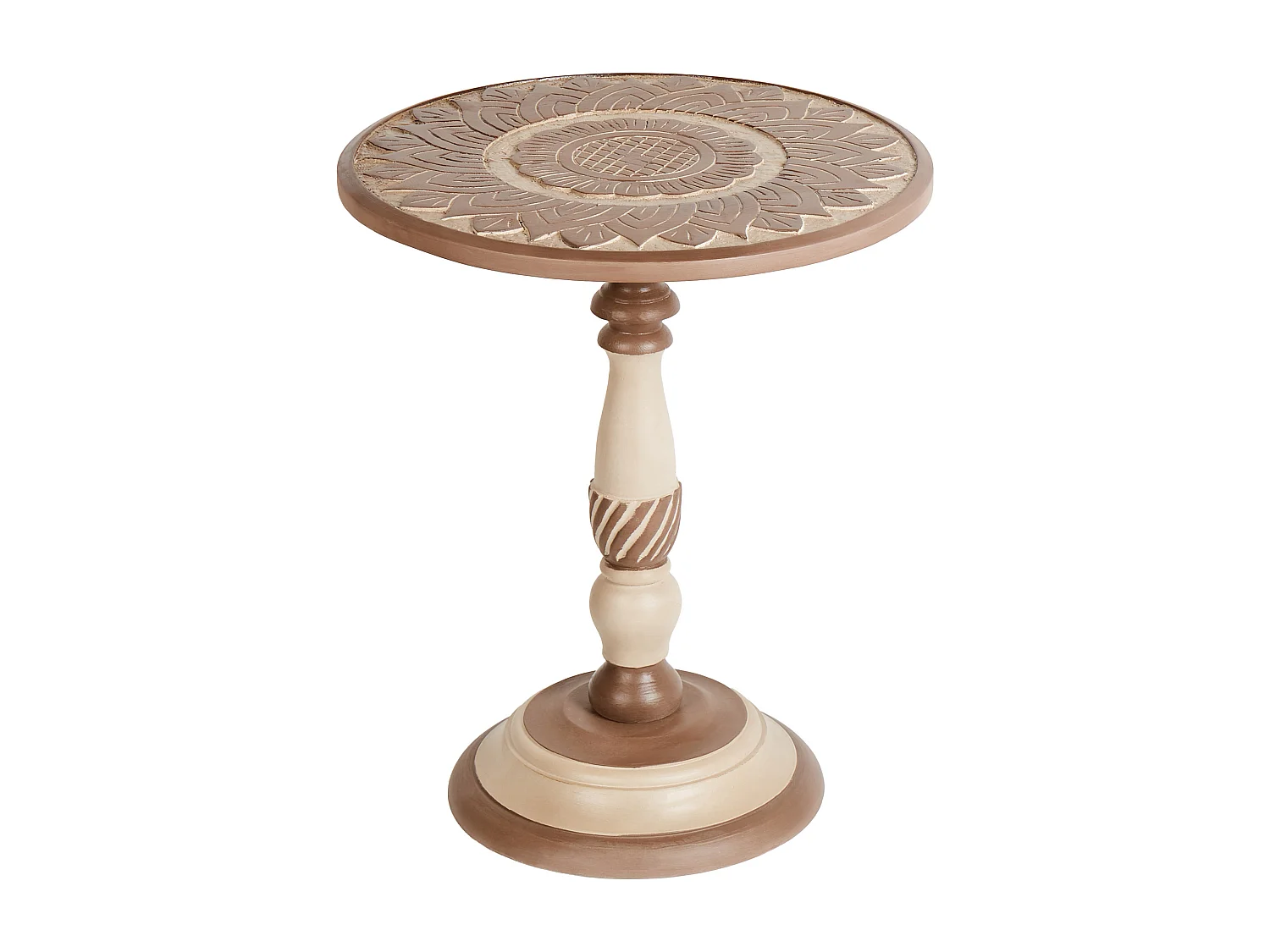Table d'appoint EULO Bois de manguier Marron