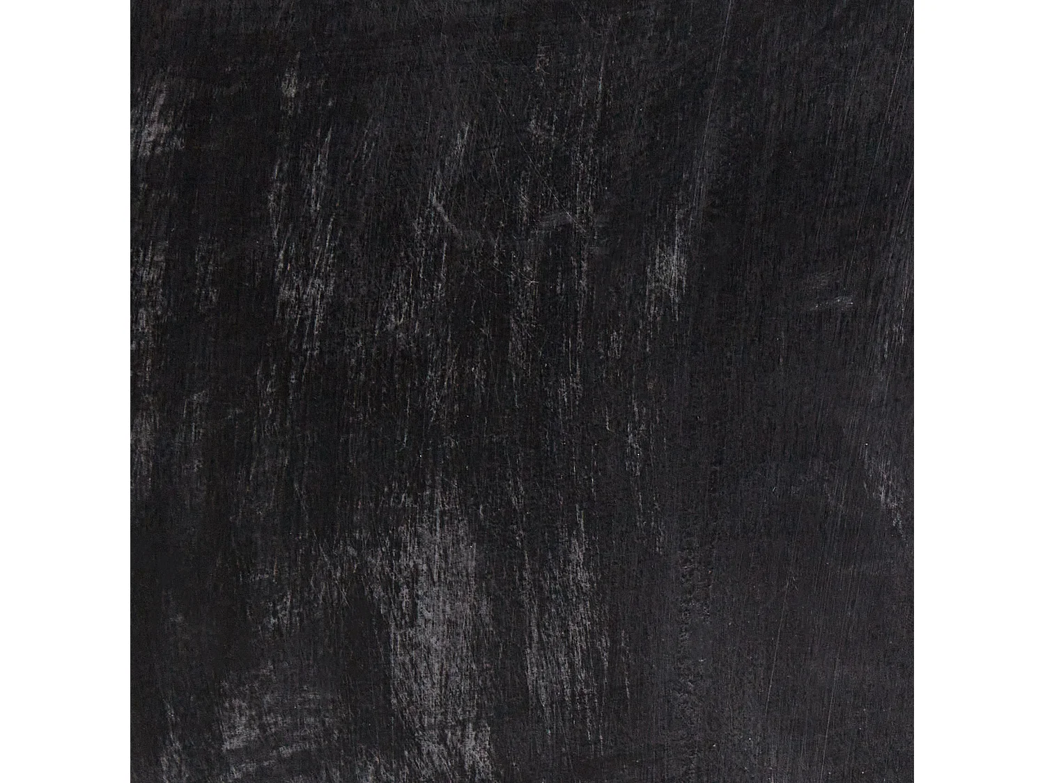 Stolik pomocniczy LEETON Drewno mango Czarny