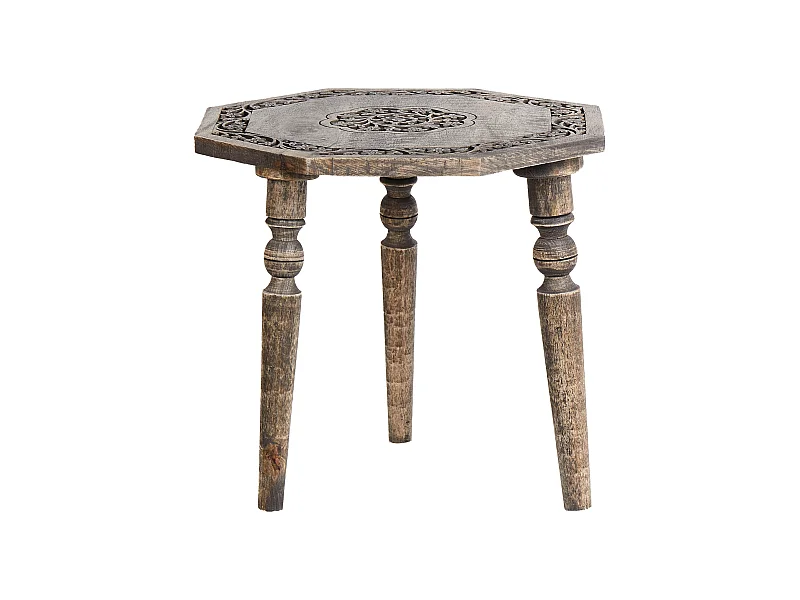 Beistelltisch WANDILO Mango Holz Braun