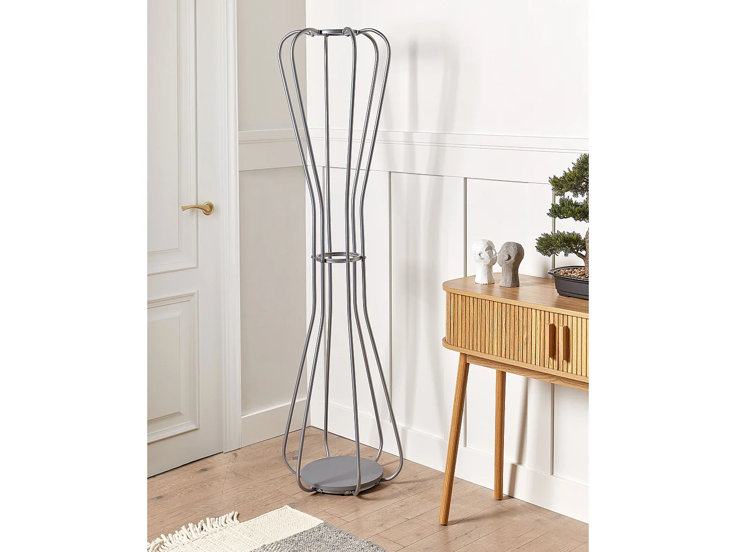 Coat Stand ORDWAY Silver