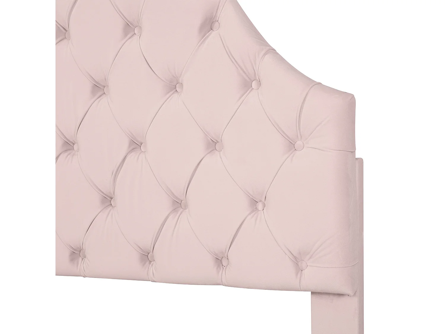 Lit Tapissé avec Sommier à Latte et Tête de Lit,Lit Jeune avec Tête de Lit Réglable en Hauteur,Lit Simple 90x200 cm,Velours Rose,Sans Matelas