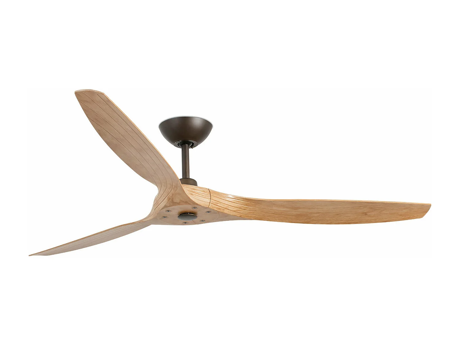 Hellbrauner Deckenventilator MOREA L DC SMART