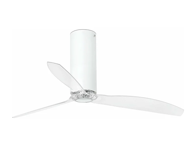 VENTILADOR DE TUBO M Ventilador DC blanco mate/transparente