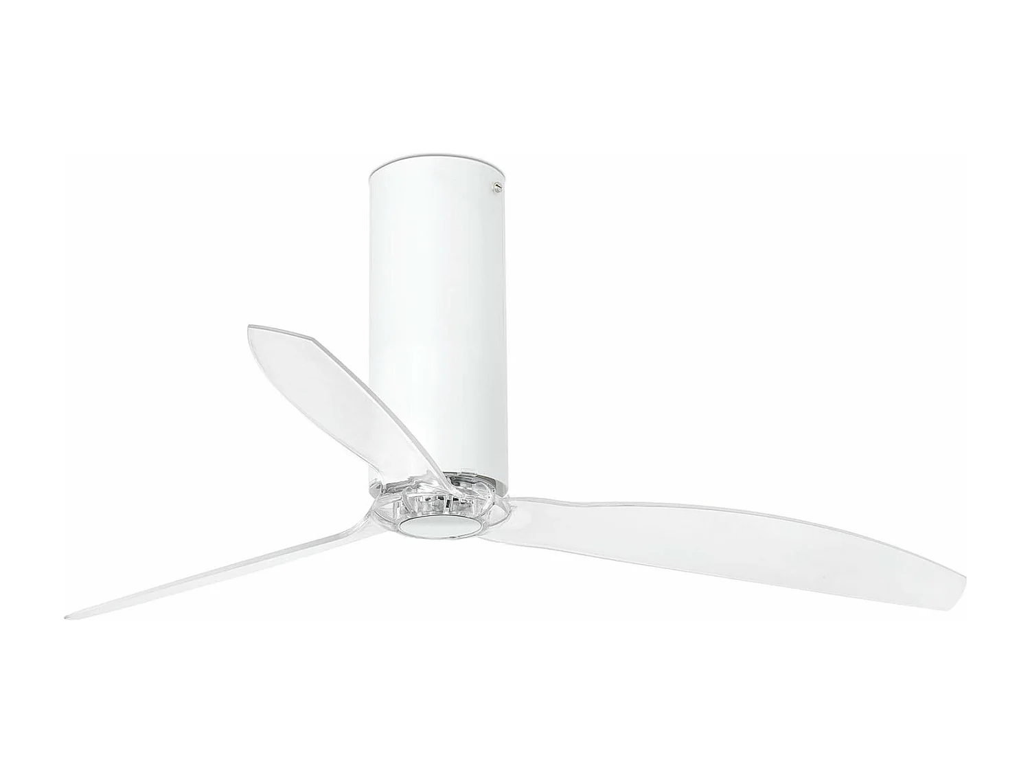 TUBE FAN M Ventilador DC branco mate/transparente