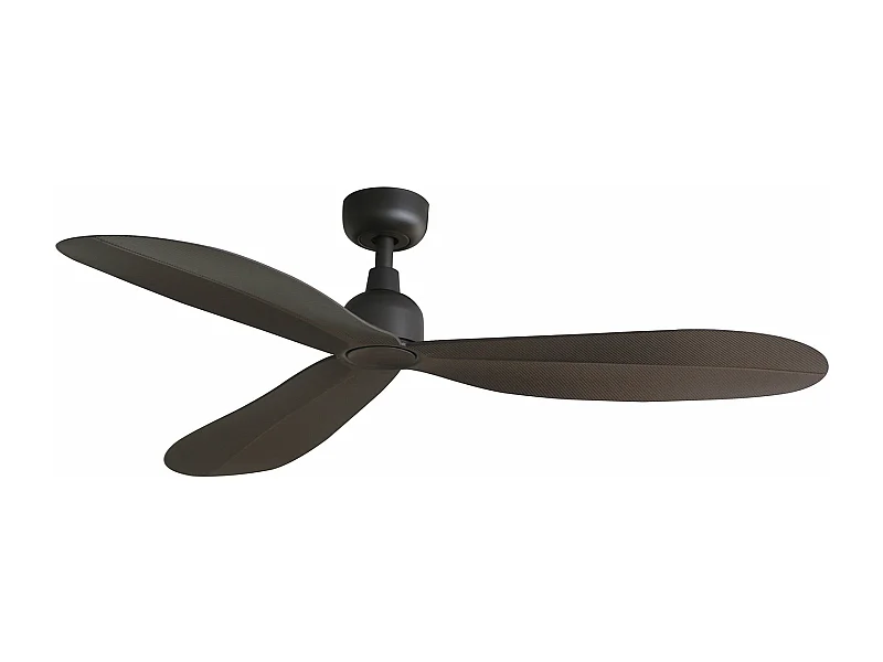 PALMA M IP44 brauner Deckenventilator