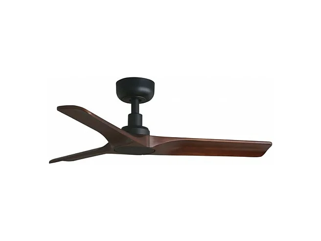 HEYWOOD S Zwart/donkerhouten plafondventilator