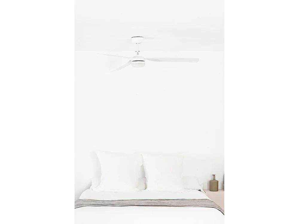 Ventilador DC PUNT M LED Branco