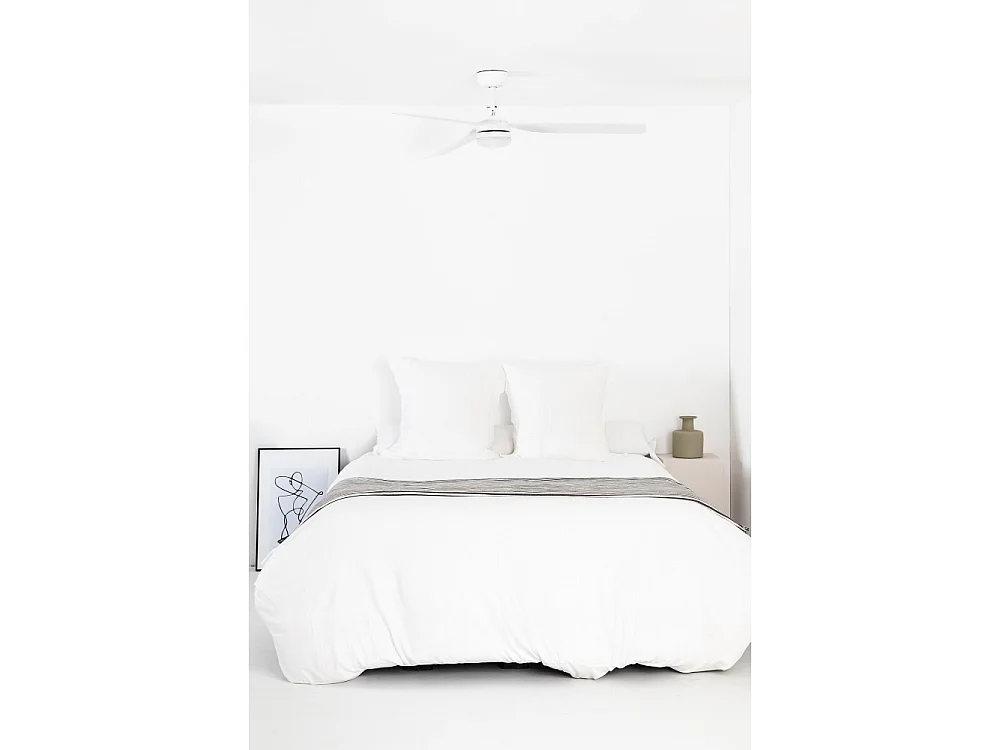 Ventilador DC PUNT M LED Branco