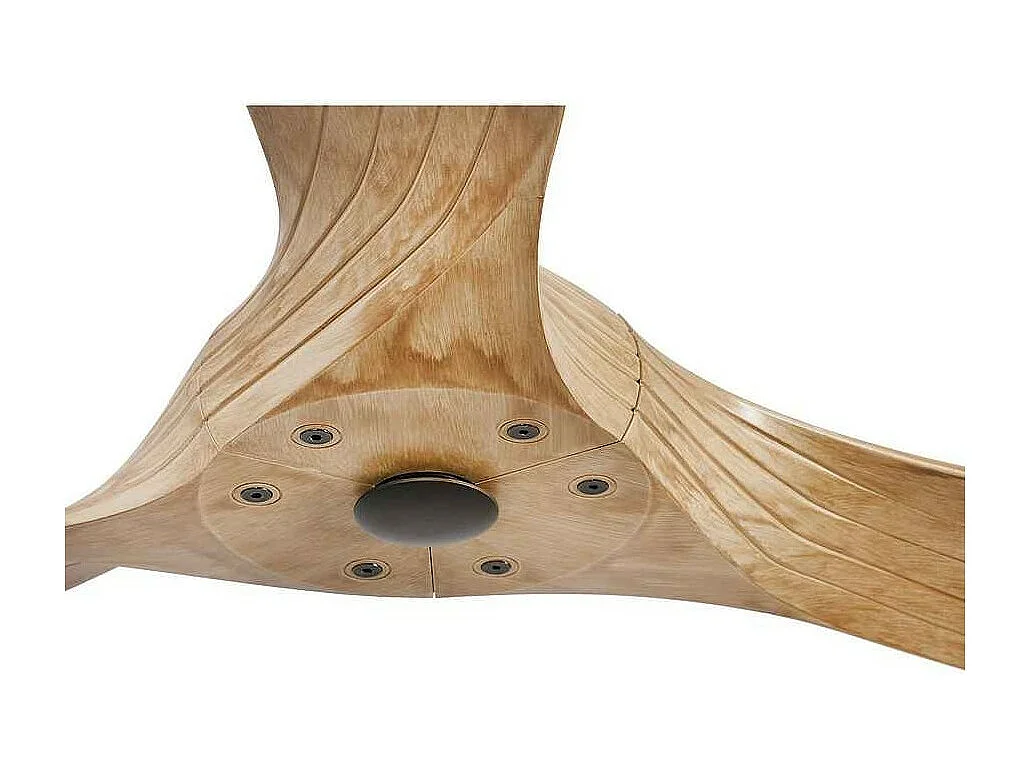 MOREA L Ventilateur de Plafond Marron Clair DC