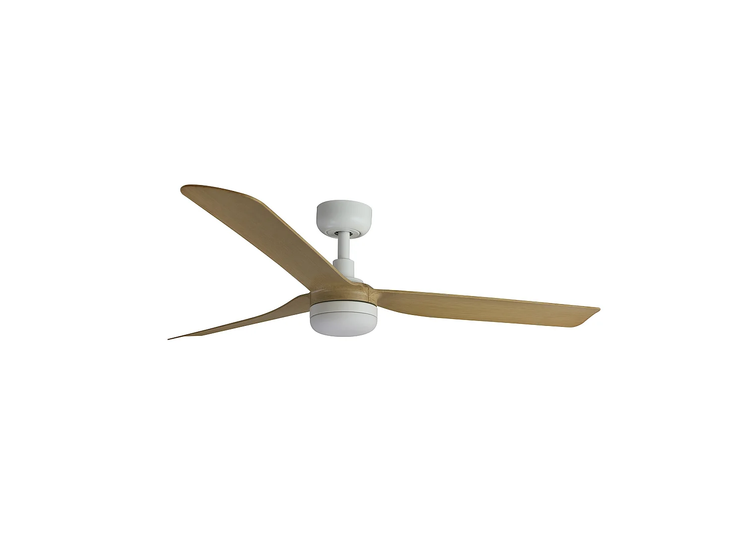 PUNT M LED Blanc/bois clair Ventilateur DC
