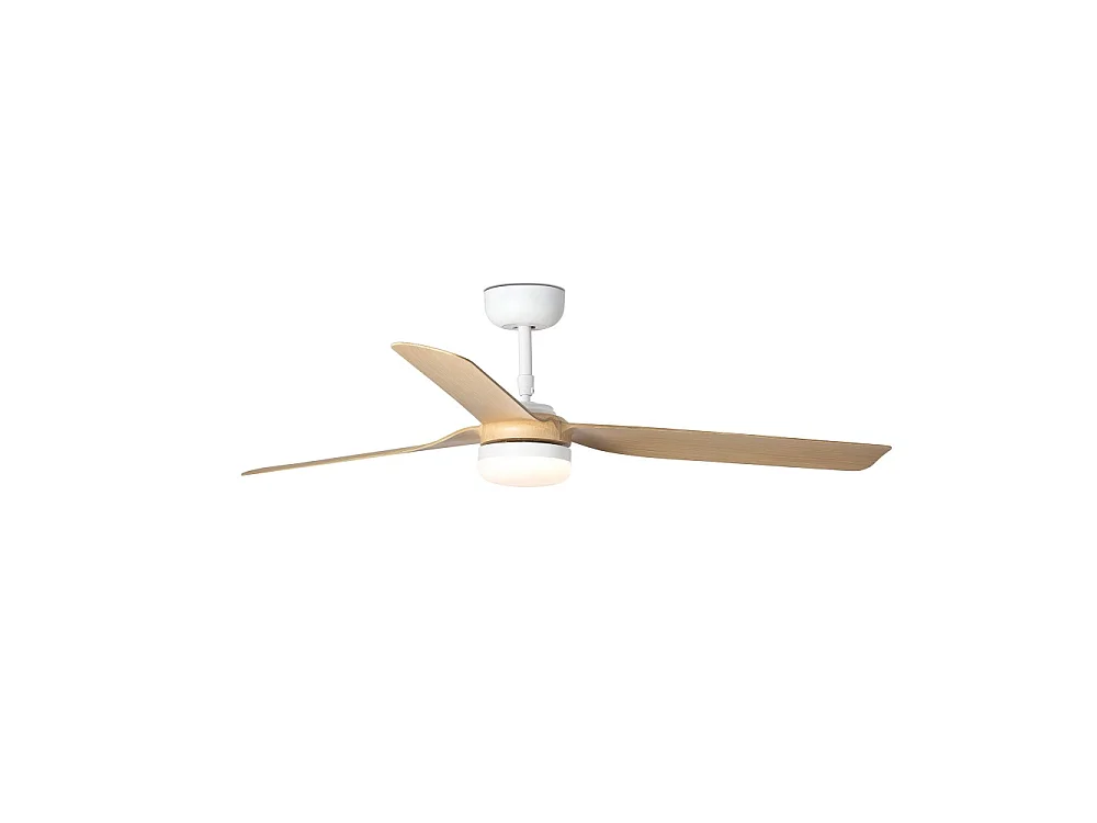 PUNT M LED Blanc/bois clair Ventilateur DC