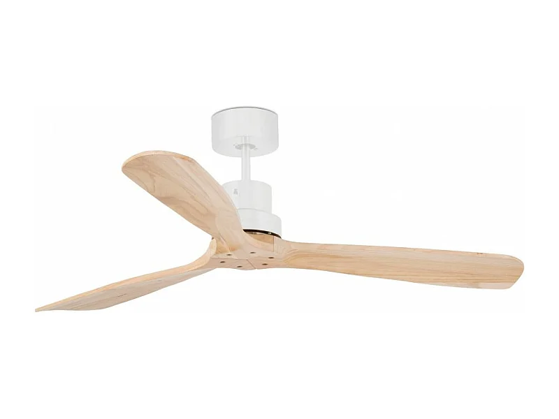 Ventilador Dc Lantau L Blanco Pino Control Remoto Funcion Inversa Faro