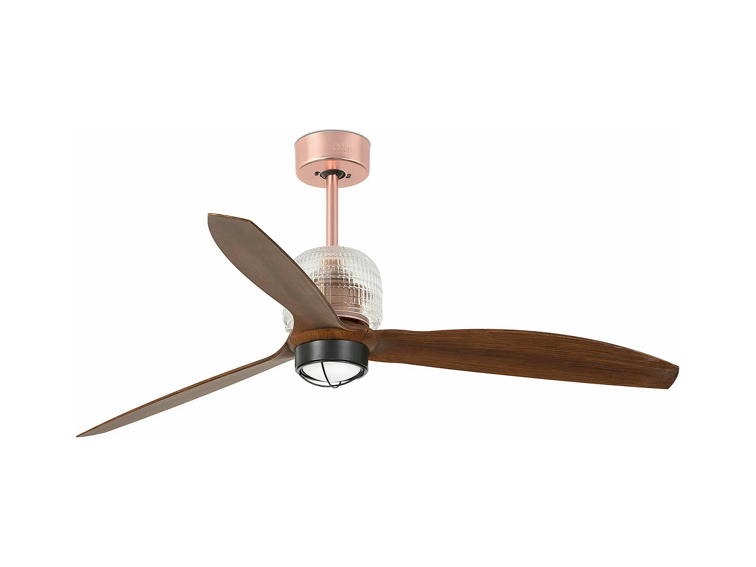 DECO FAN M LED DC ventilateur cuivre/bois