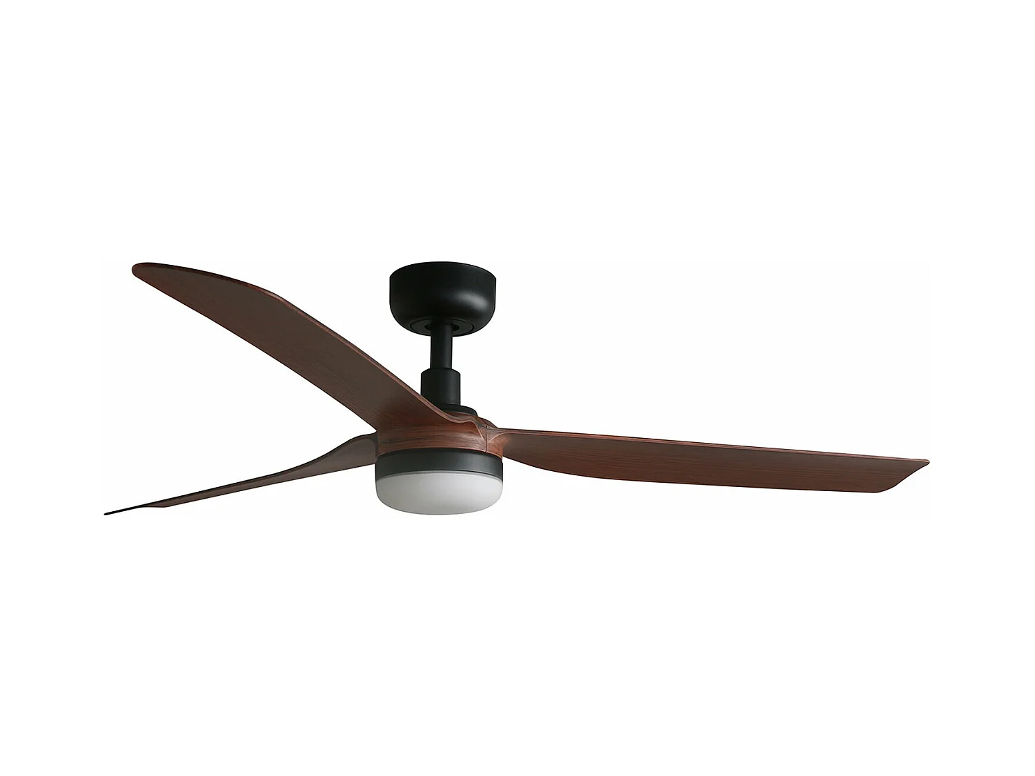 PUNT M LED Zwart/donker hout DC-ventilator