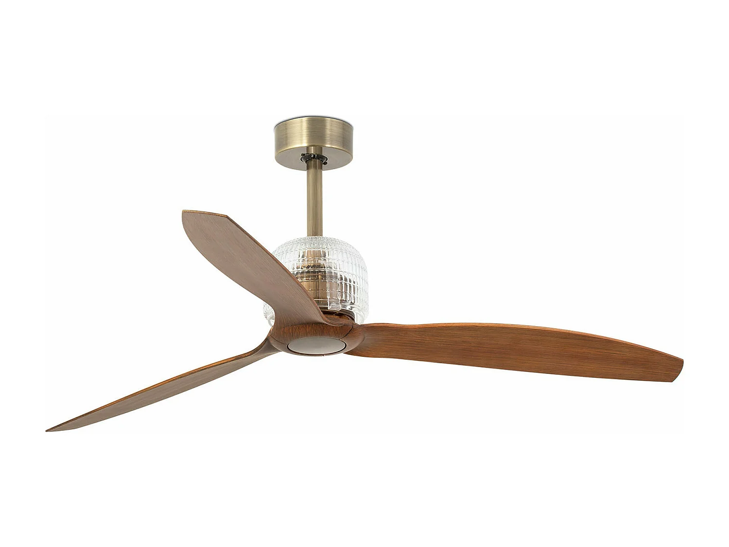 DECO FAN M Ventilateur DC or/bois