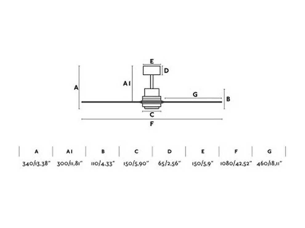 MINI LANTAU S Matter DC-Lüfter aus Nickel/Kiefer