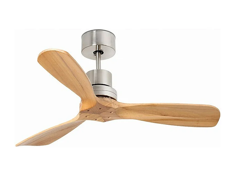 MINI LANTAU S Ventilatore nichel opaco/pino DC