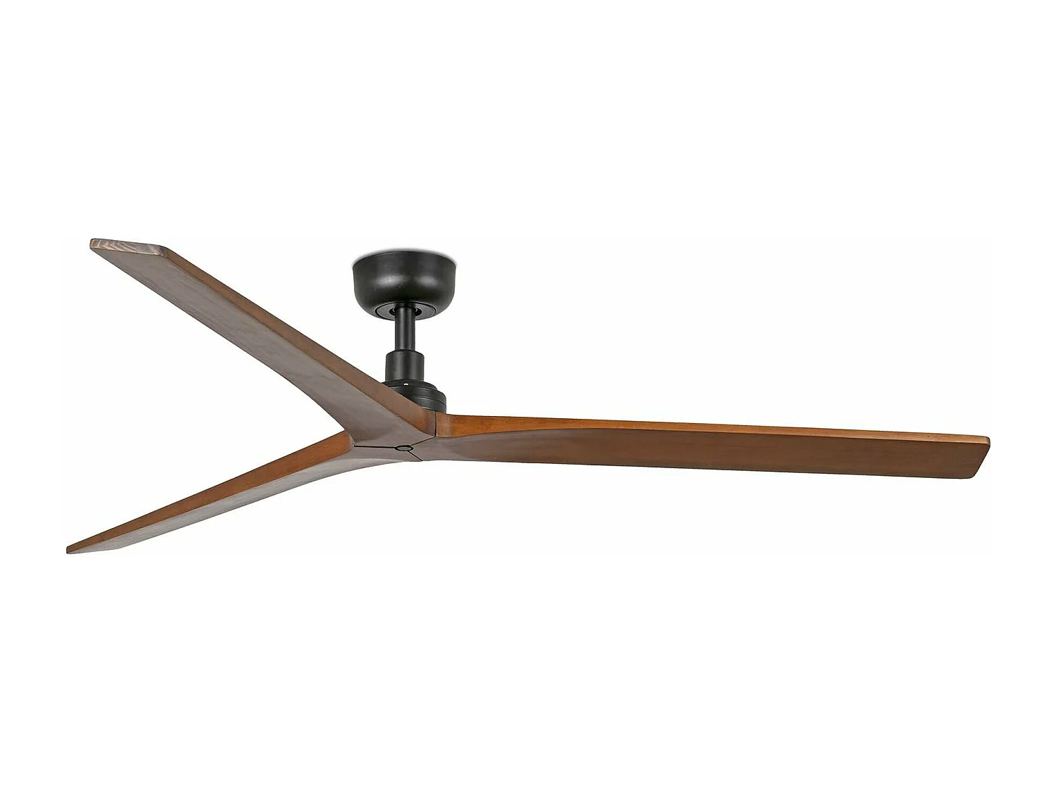 Ventilador de teto KLIM L preto/nogueira